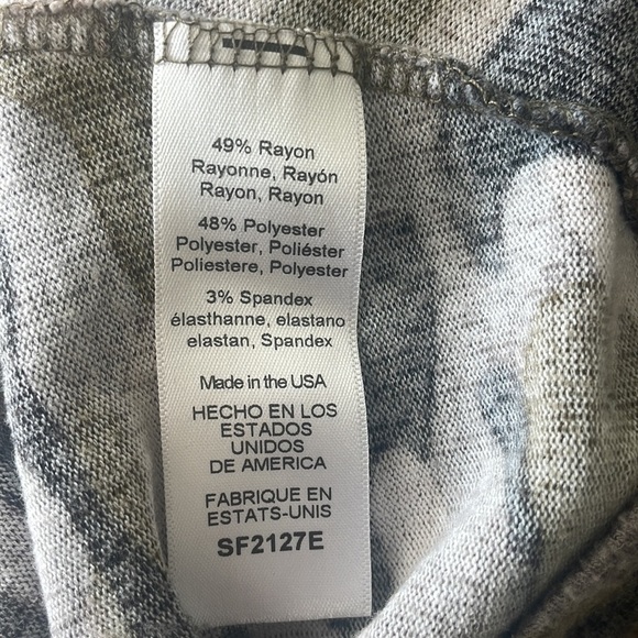 MICHAEL STARS Dolman Top Camo Army - Picture 4 of 4